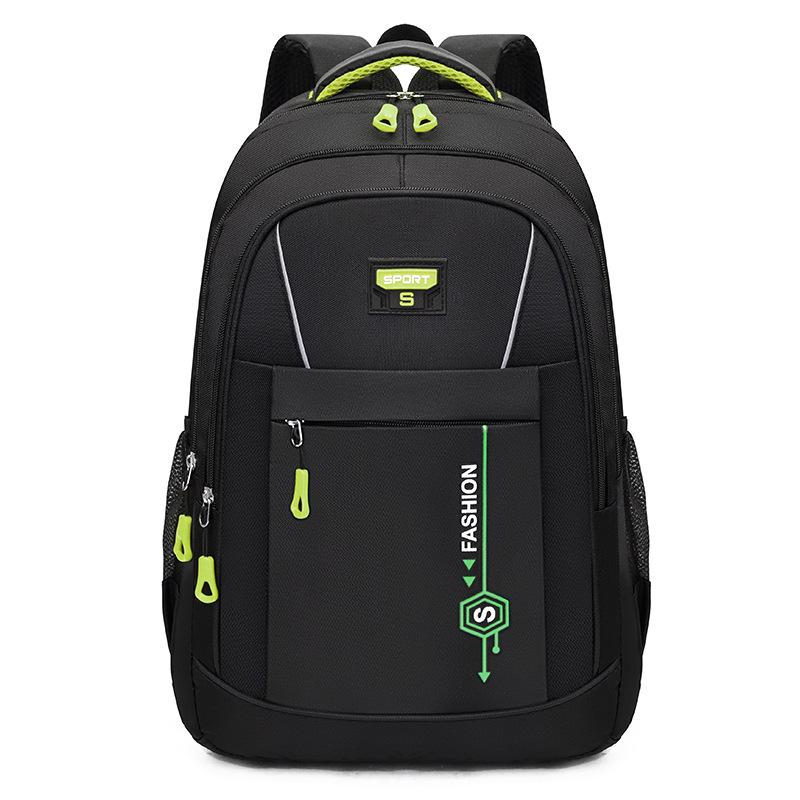 

Men s Business Casual Laptop Backpack - Large Capacity, Versatile for Students and Short Trips One Size зелёный