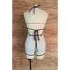 Women's Hanging Neck Backless Casual Short Jumpsuit