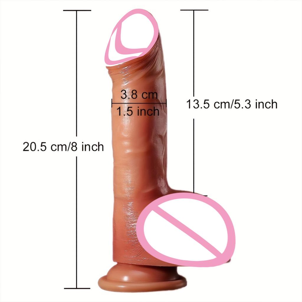 Neuer Realistischer Spritzender Einsatz Dildo Großer Penis Ejakulierender Saugnapf Masturbator Analspielzeug Sexspielzeug für Frauen Klitorale und Vaginale G-Punkt Stimulation