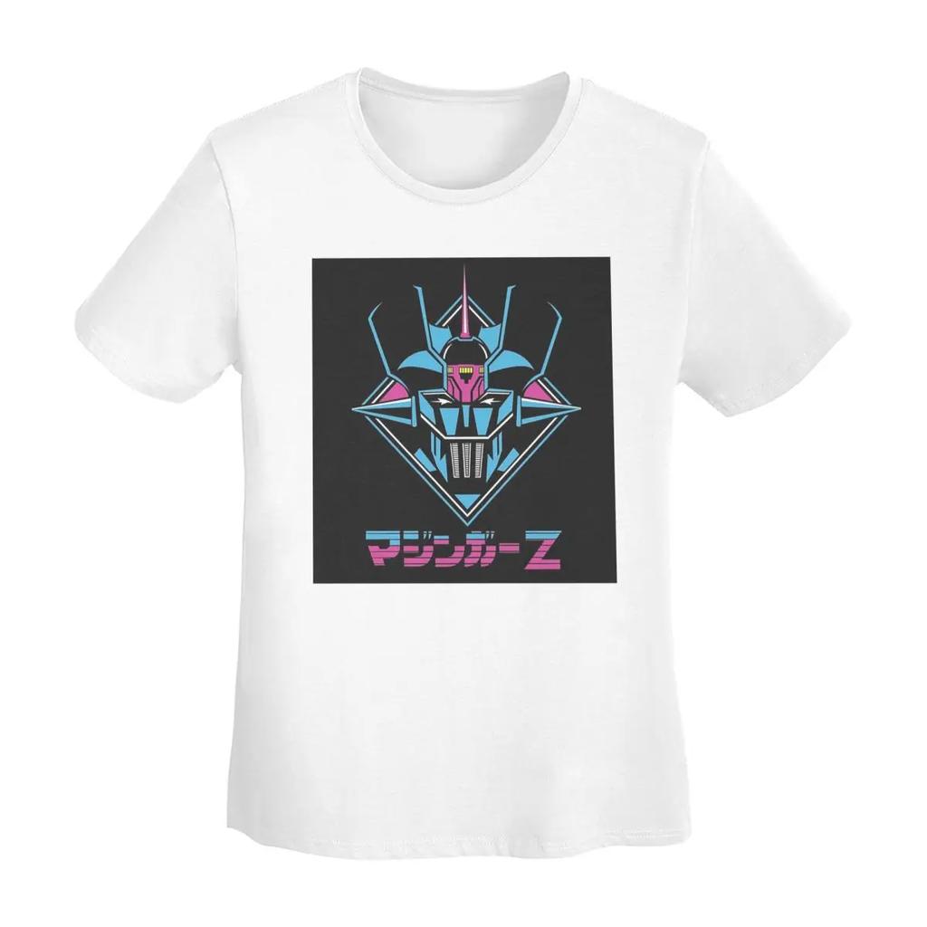 Mazinger Z Goldorak Actarus Grendizer Mask TShirt Women Short Sleeve T Shirts Round Neck Clothing Cotton Summer Tees Streetwear