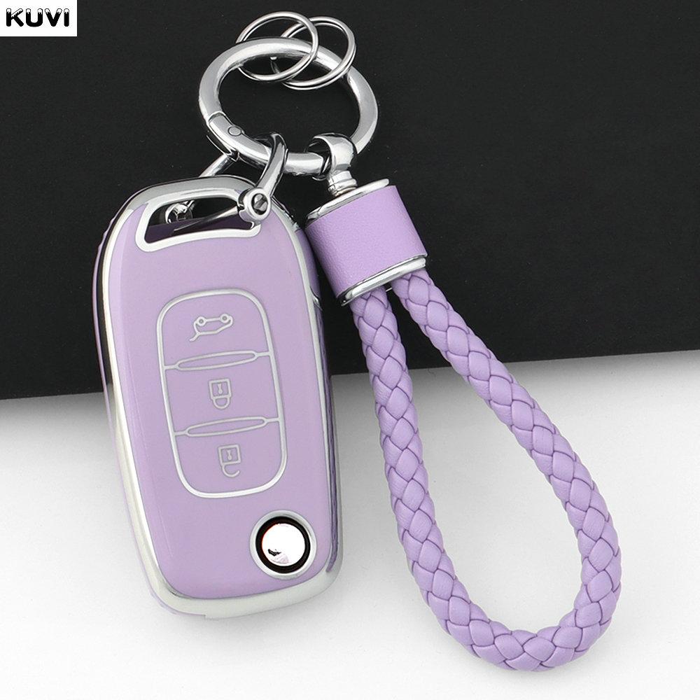 TPU Autoschlüsselhülle Abdeckung Schale Fob Für Renault Kwid Kadjar Captur Megane Sandero Stepway Logan Clio 5 Arkana