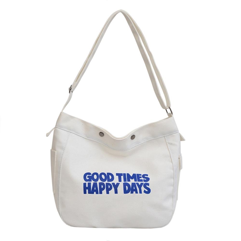 

Letter Canvas Bag белый