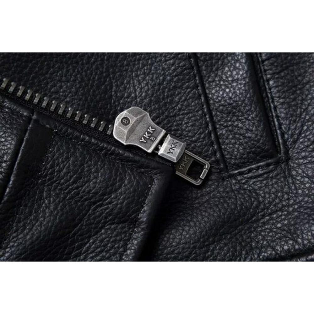 Jachetă din piele naturală pentru bărbați, mărime chinezească, vintage, roșu-maro, din piele naturală de vacă, scurtă, subțire, cu guler răsturnat, jachetă din piele pentru bărbați, primăvară toamnă