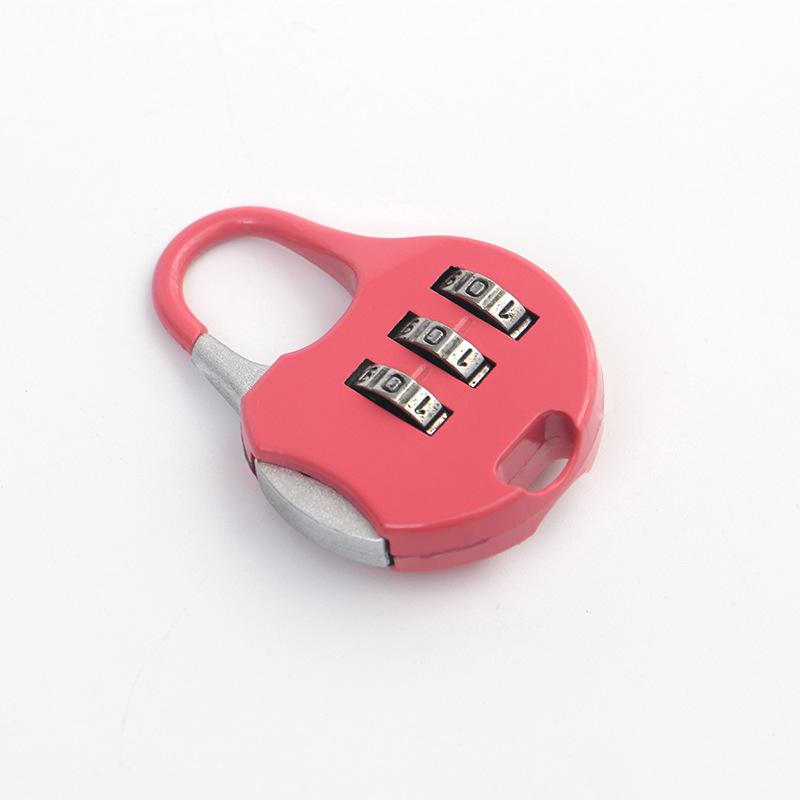 Combination Lock Small Padlock Luggage Backpack Zipper Lock Gym Dormitory Cabinet Combination Lock Mini Padlock Head