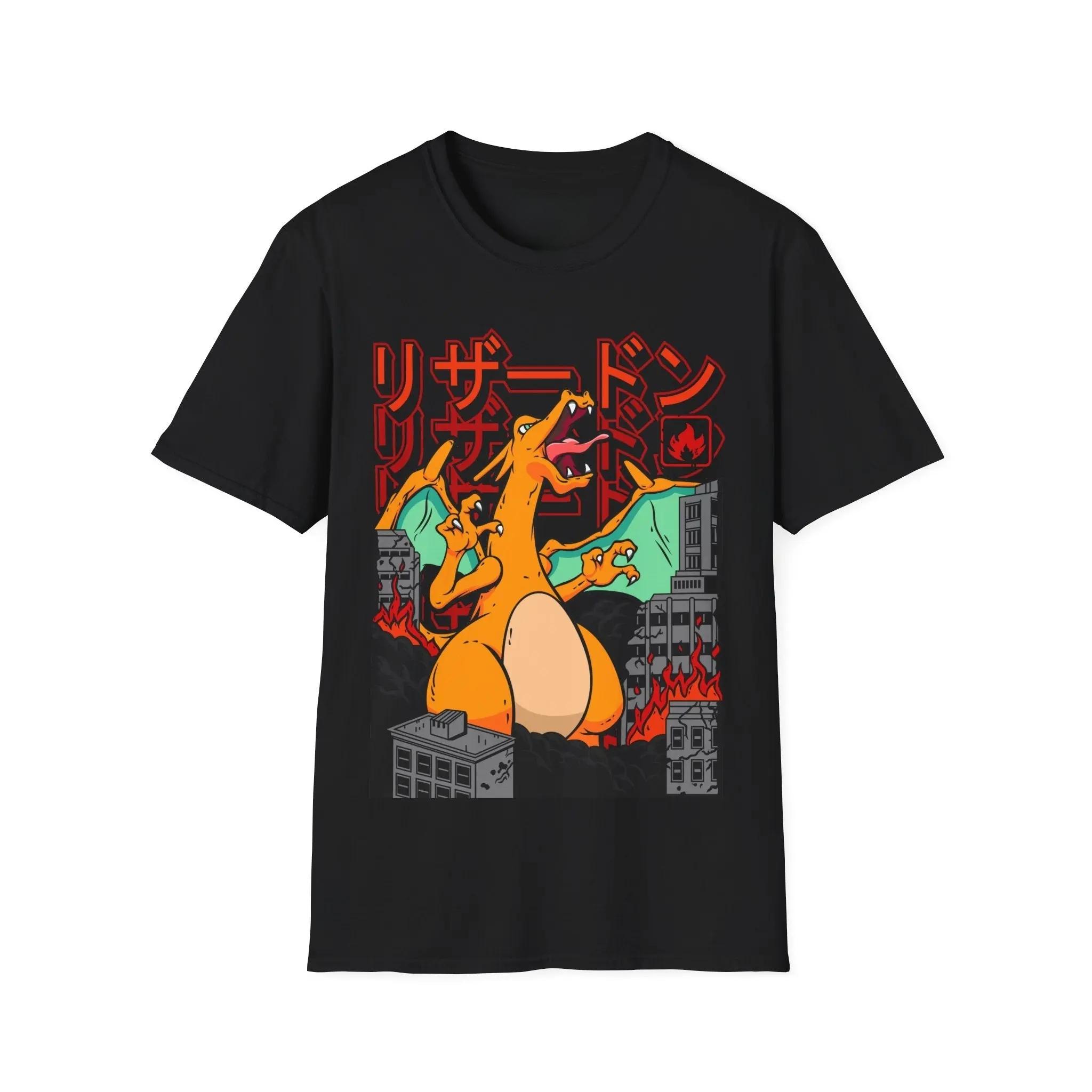 

Anime Pokémon Graphic TShirt 100Cotton Oversized unisex Shirt Y2k Unisex Short Sleeve ONeck Daily Street Style Selling Popular 4XL