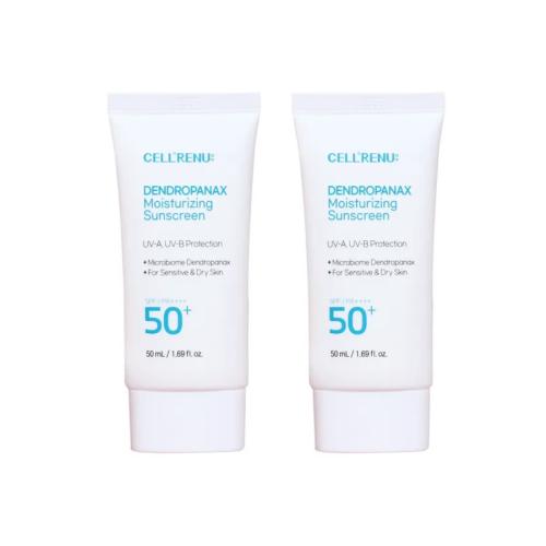 Cellinew Dendropanax Moisturizing Sunscreen 2 Pieces (50ml*2)/UV Protection (SPF50+ PA++++)