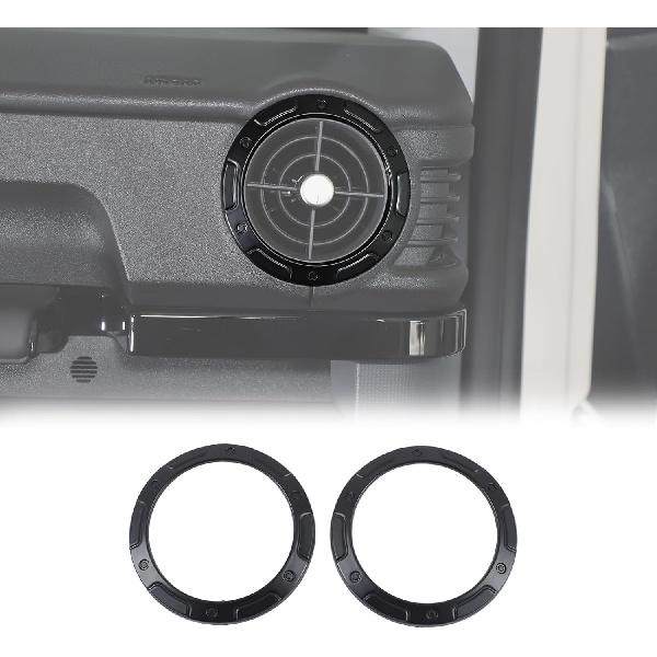 

2PCS A/C Vent Ring Trim Cover Compatible with INEOS Grenadier 2020-2024 ABS Air Conditioning Outlet Trim Decoration Interior Accessories (Glossy матовый черный