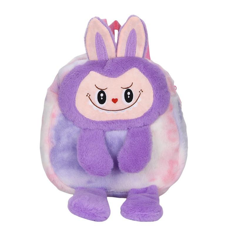 Backpack Doll Cartoon With Adjustable Shoulder Straps And Design Zipper