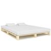 Pallet Bed Frame Without Mattress 140x200 Cm Solid Pine Wood
