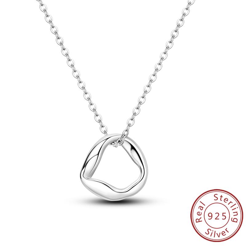 New Copper Necklaces Tulip Heart Sun Star Moon Bow Zircon Pendant Necklace For Women Fashion Jewelry Making Gifts