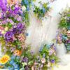 Chime Hydrangea Wind Lily Artificial Flower Wedding Party Home Gift Decoration