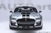 AUTOart Scale Ford Mustang Shelby GT500 with Black Finished Product 73096 1/18 (Silver Stripes)