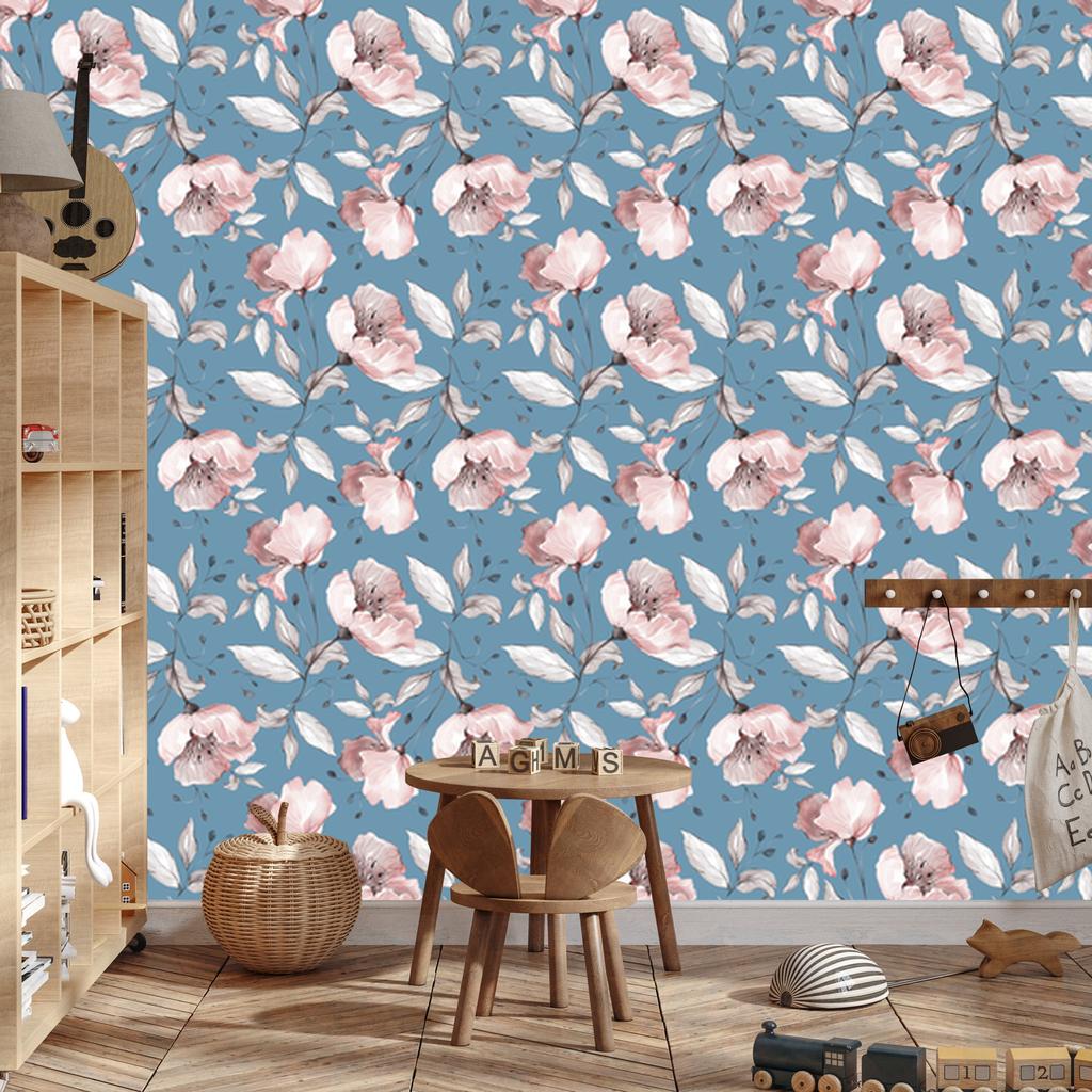 Roses wallpaper for living room and bedroom 50x1000
