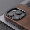 Retro Crazy Horse Leather MagSafe Phone Case For iPhone 16 Pro 15 14 13 12 17 Pro Max Simple Leather Texture Magnetic Phone Case