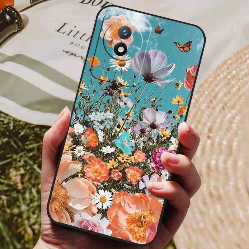 For Vivo Y02S V2203 Case Soft TPU Silicone Back Cover for Vivo Y02 V2213 Y02 Y 02S 4G 2022 Phone Cases Protective Fashion Coque