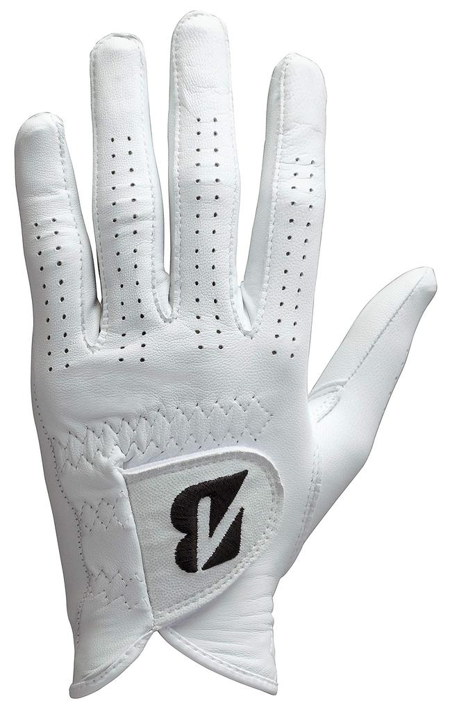 BRIDGESTONE GLG10 Tour Premium Golf White Men's Gloves,