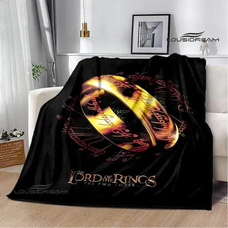 L-Lord of the Rings printed blanket Warm Flannel Blankets Soft and Comfortable Home Travel Blanket bed linings Birthday Gift