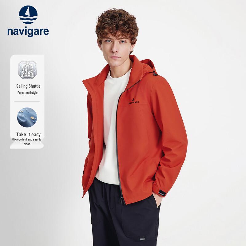 Navigare Men s Hooded Waterproof Outdoor Jacket M/48