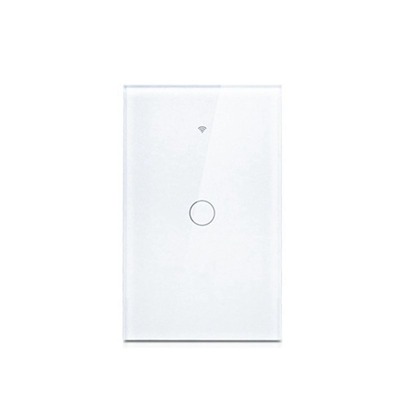 

ABUL-Tuya US Plug Wifi Smart Wall Switch No Neutral Wire Touch Sensor LED Light Switches Smart Home Alexa Google
