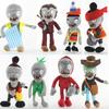 39 Styles 22-30cm Plants Vs Zombies Cosplay Plush Toys PVZ Hats Pirate Duck Zombie Plush Stuffed Toy Doll for Children Kids Gift