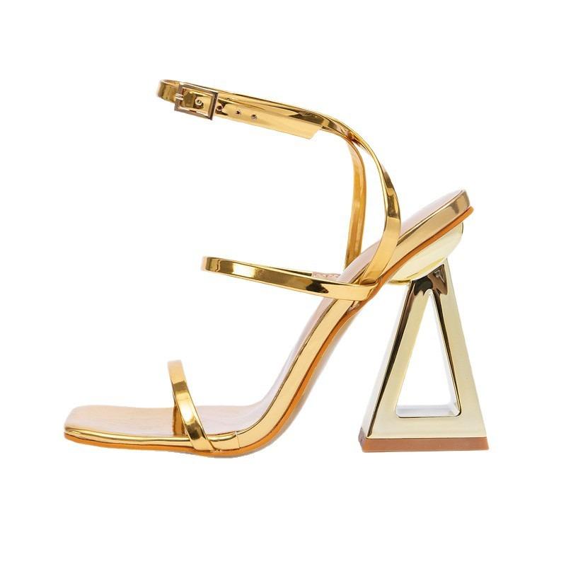 High-heeled Sandals Women's Wrapped Sexy Waterproof Table Fashion Beautiful Thick Heel with Sandals