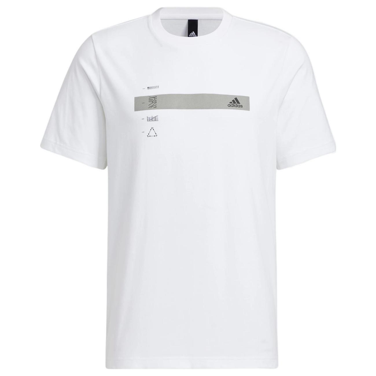 

New Adidas T Shirts Men White HM5151 XXL