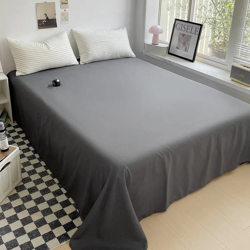 Bed Linen Bed Sheets Set Stripes Duvet Suit Cover Set Quilt Cover Bed Sheet Quilt Sets Queen Size Ins Blogger Comforter Sets