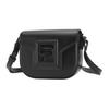 FILA Solid Color Flap Adjustable Shoulder Strap Mini Crossbody Bag Women bags Black F13W519161FBK