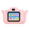 Kids Camera 20MP Pink Cartoon Style Video Recording Easy Operation Child Camera for Photo Game Outdoor