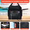 Storage Carrying Case for 1000 V2 Travel Padded Bag with Multi Pocket Shoulder Strap Handle Power Station