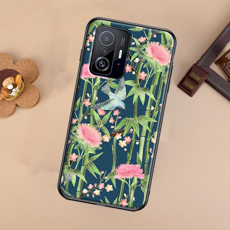 Garden Birds For POCO X5 X4 X3 F5 Pro M4 M5s F3 F4 GT C40 Phone Case For Xiaomi 12T 11T 13 Pro 12 Lite