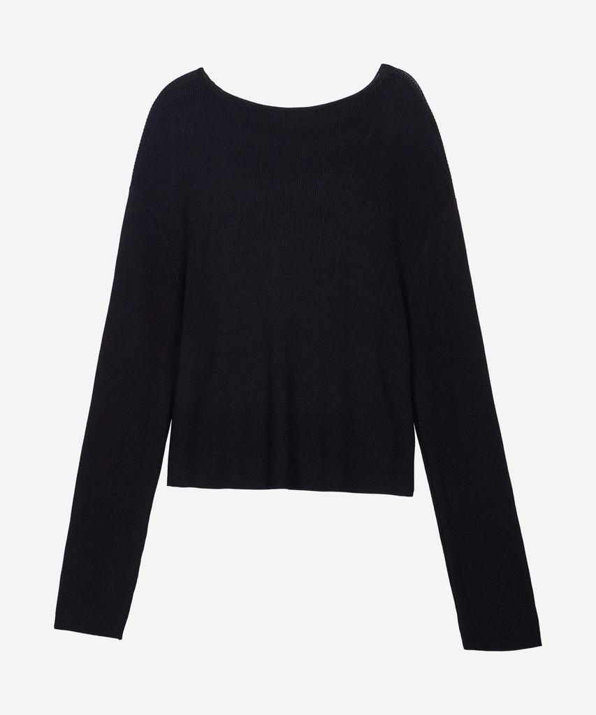 Pildeoseu See-Through Loose Fit Knit Black
