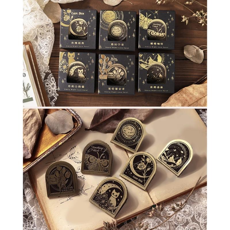 Vintage Paper Clip Metal Binder Clip for Journaling and Scrapbooking Metal Paper Clamp for Organizing File Photo Paper