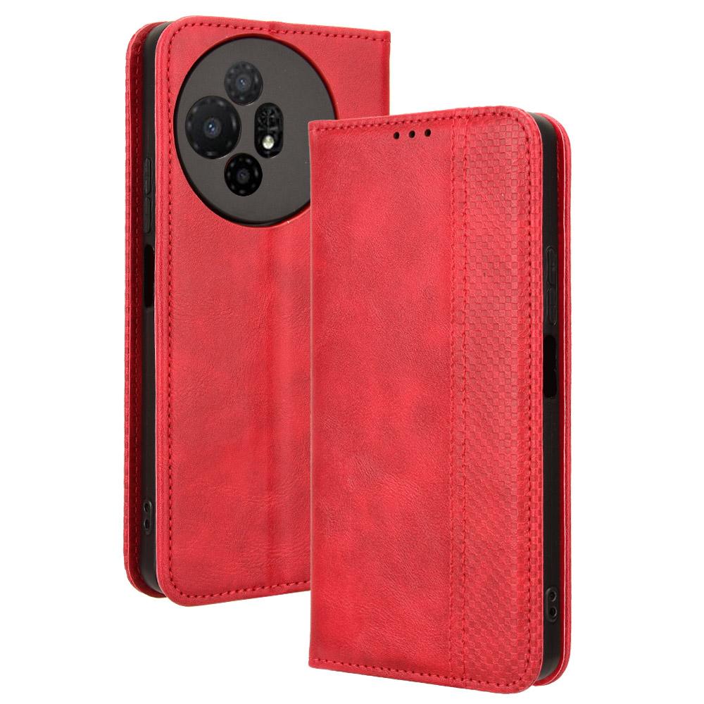 For TCL 50 XL 5G Case Retro PU Leather Wallet Phone Cover with Viewing Stand