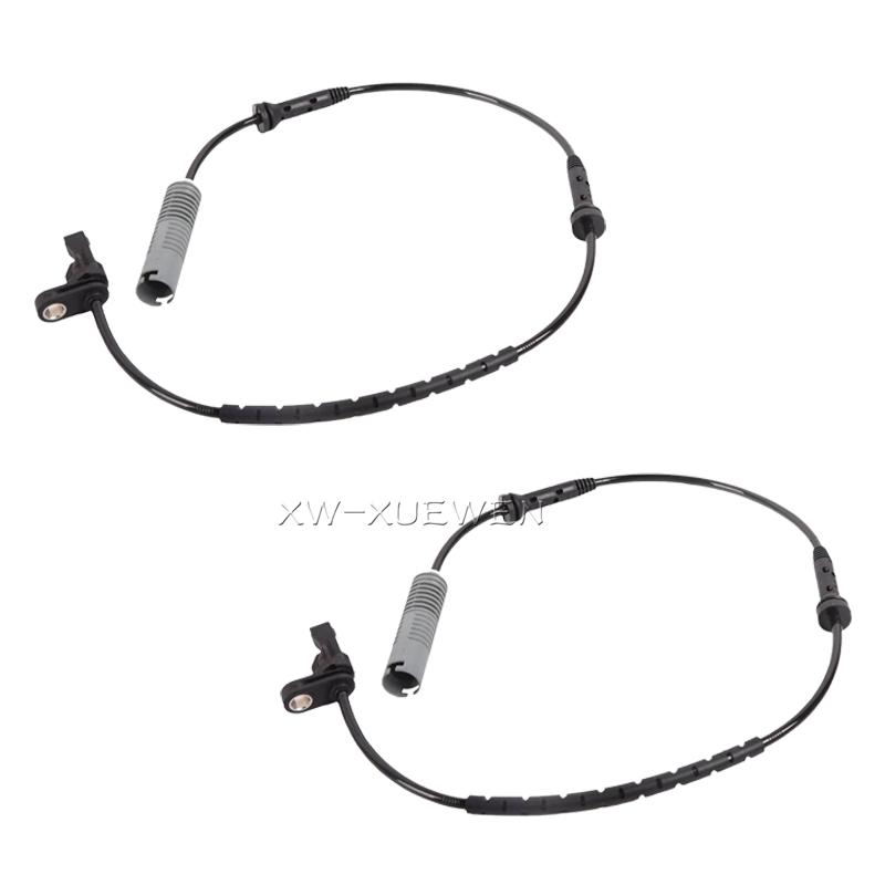2PCS Front Left and Right ABS Wheel Speed Sensor 34526762465 For BMW E87 E88 E82 E90 E93 E92 120i 320i 318i 330i N46B20E