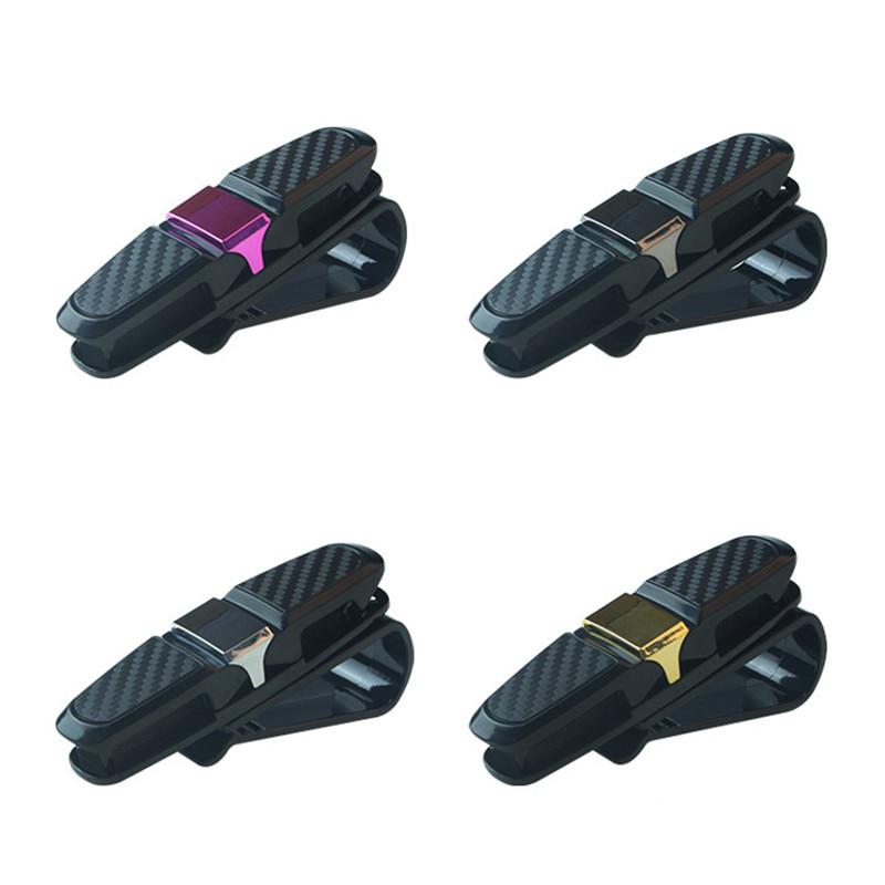 

Auto Fastener Cip Car Eyeglasses Clip Ticket Card Clamp ABS Car Cases Black Car Sun Visor Sunglasses сірий