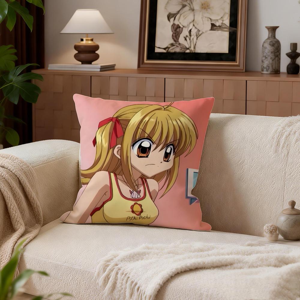Mermaid Melody Pichi Pichi Pitch Cushion Cover Cushion Cover Set 4Pcs 50x50 45x45 40x40 Pillowcase Decorative Sofa Home Decor