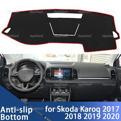 Car Dashboard Cover for Skoda Karoq 2017 2018 2019 2020 Auto Dash Board Mat Carpet Pad Sunshade Cape Cushion