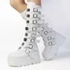 Gothic Boots for Women Fashion Platform Knee High Booties Punk Style Women's Boots 2026 New Halloween Cosplay Women Boots Botas