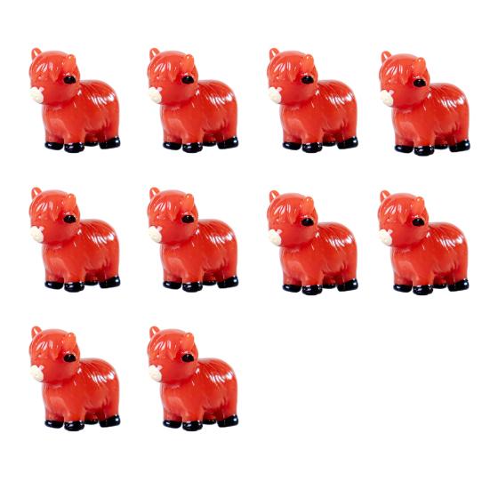 

Mini Highland Cow Figurine Resin Highland Cattle Miniature Sitting Statue Animals Collectible Sculpture Desktop Decoration