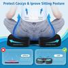 Non Slip Gel Cushion Memory Foam Cushion Coccyx Orthopedic Chair Cushion Pressure Tailbone Back Pain Relief For Office Car