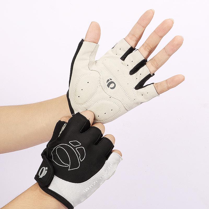 

1 Pair Riding Glove Household Shock-absorbing Half Finger Gloves Mountain Bike Shock-absorbing Gloves Outdoor Sports Equipment Palm width 6.5-7CM чёрный