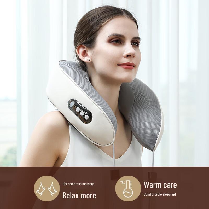 Conzall Portable U-shaped Kneading Neck and Shoulder Massager