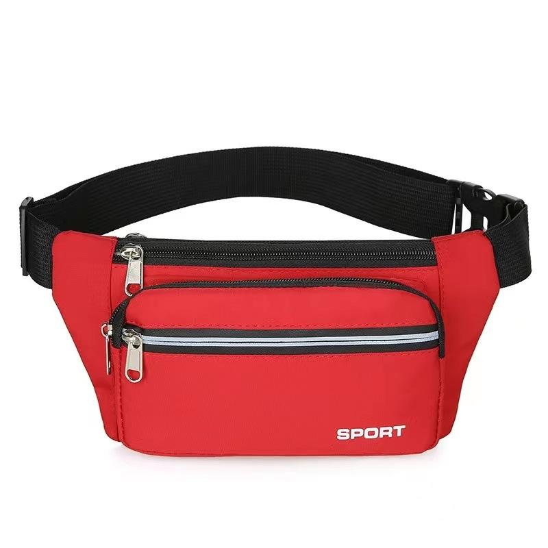 New Fanny Pack Men's Multi-functional Messenger Bag Men's High-end Fanny Pack Anti-splashing Light Mobile Phone Bag