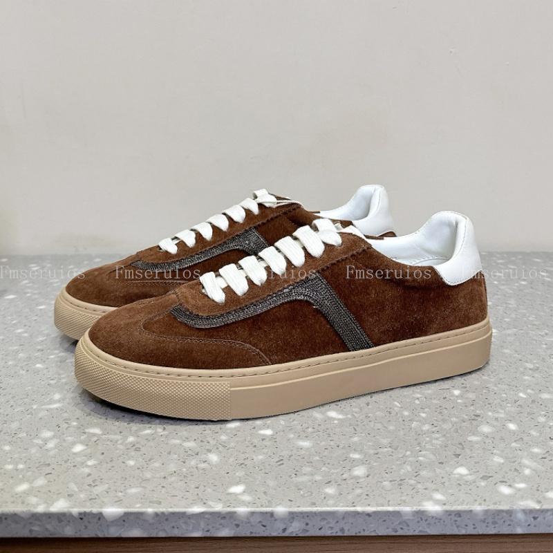 

Модная повседневная обувь женская на шнуровке с круглым носком, балетки, нескользящие, удобные, лаконичного дизайна, высококачественные, разноцветные, для ходьбы 42 коричневый