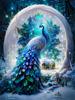 Diy Peacock Diamond Mosaic Painting Bird Full Squareround Embroidery Cross Stitch Animal Flower Crystal Home Decor