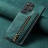 Zipper Cards Solt Wallet Leather Double Buckle Magnetic Case For Samsung Galaxy S24 Ultra S23 Plus S22 A55 A35 A15 A05 Cover