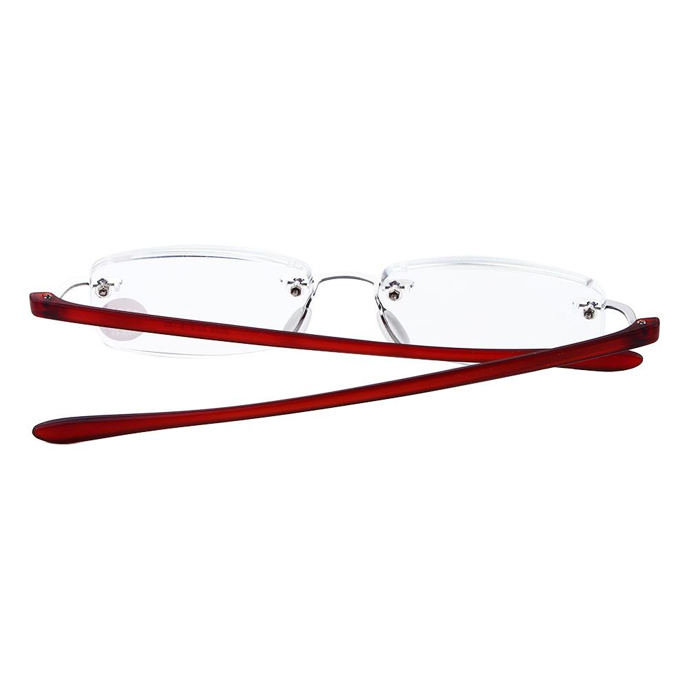 Presbyopia Eyeglasses Rimless Hyperopia Eyewear Computer Eyeglasses Anti Blue Light Reading Glasses