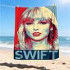 1 pezzo Coperta in Flanella da Esterno Taylor Swift, Accogliente & Calda Morbida Te Design Giocoso, Riposino Campeggio,