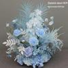 Large Eucalyptus Silk Flower Row for Wedding Table Decoration
